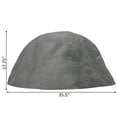 thumbnail image 6 of Decorative Outdoor Weather-Resistant Artistic Artificial Faux Stone Rock, Garden Patio Granite Grey Fiberglass Stone, Grand Teton Shaped, 6 of 9