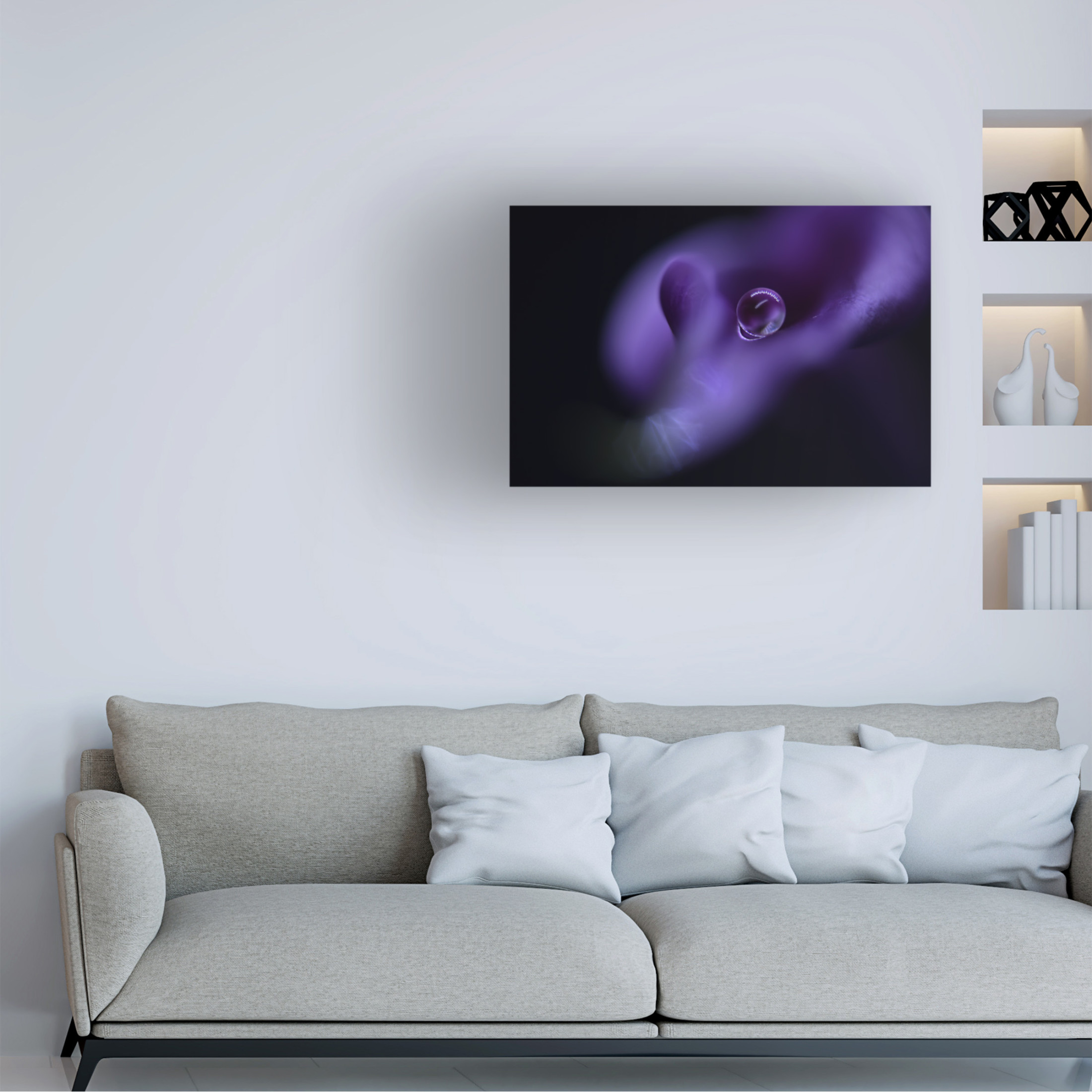 Canvas Wall Art - Heidi Westum 'Kala`S Pearl' Wall Art for Living Room, Bedroom, or Office Décor by Trademark Fine Art - 47 x 30 Inches