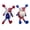 red and blue A-99, variant on karymi Set of 2 Patriotic Gnomes 13.5 Inch Red White Blue Plush Dwarf Figures for Independence Day 4th of July Veterans Day Memorial Day Home Decor House Decor