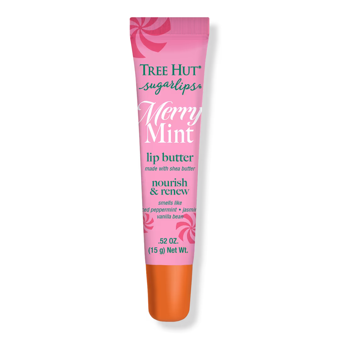 Tree Hut Merry Mint Lip Butter, 0.52 oz