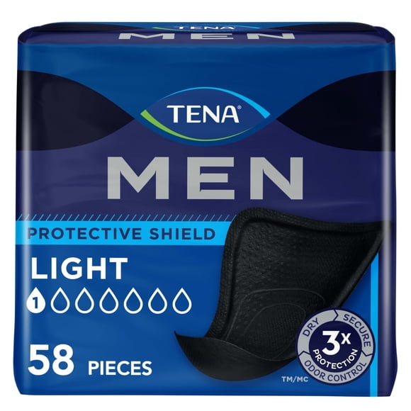 Escudo protector contra la incontinencia TENA Men Light, 58 unidades
