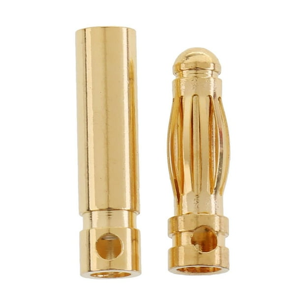 Masculina Del Conector Banana Del Conector Del Oro De 10 Pares Batería Motor Zulema Enchufe electrónico de control de velocidad