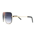 thumbnail image 4 of Lunettes de Soleil de Sport de Luxe Sans Monture Mobster Or Rouge Fumée, 4 of 4