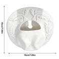 thumbnail image 3 of Ceramic Hat Hanging Vase Wall Mounted Flower Holder Home Decor, 3 of 7