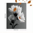 thumbnail image 3 of Black White Floral Canvas Print, Neutral Botanical Art For Living Room Office Gift Home Wall Decor Art, 3 of 8