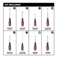 thumbnail image 4 of Set De Desarmadores Milwaukee 8 Pzs C/ Punta Cuadro 48222718, 4 of 8