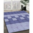 thumbnail image 3 of Ahgly Company Machine Washable Indoor Rectangle Transitional Deep Periwinkle Purple Area Rugs, 5' x 7', 3 of 7