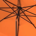 thumbnail image 3 of SAFAVIEH Venice 9' Market Crank Tilt Patio Umbrella, Orange, 3 of 6