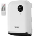 thumbnail image 1 of VEVOR Electric Wall Heater 1500W, Small Space Heaters with Touch Screen & Wireless Remote Control, Tip-Over & Overheat & IPX24 Waterproof Safety Protection, Wall-Mount/Tabletop for Indoor Use, White, 1 of 9