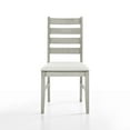 thumbnail image 2 of New Classic Furniture Pascal Ladderback Dining Chairs (Set Of 2) - Driftwood Gray, 2 of 8