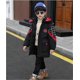 thumbnail image 4 of New Winter Spider-man Hooded Jacket Kids Winter Warm Coat Cotton Padded Clothes Boys, 4 of 5
