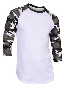 Ma Croix Super Soft Mens 3/4 Sleeve Baseball T Shirt Jersey Fitted Top