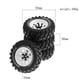 thumbnail image 2 of Metal 1.9Inch Beadlock Wheel Tires for 1:10 RC Crawler Car Axial SCX10 90046 TRX4 Redcat GEN8,White, 2 of 5