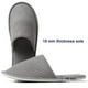 thumbnail image 4 of Pantuflas de spa desechables COZYAREA para invitados, 6 pares, color beige, 4 of 7