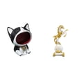 thumbnail image 1 of Estatua de gato y caballo, adorno artesanal de colección, figura decorativa para centro de mesa, dormitorio, escritorio, sala de estar, chimenea,, 1 of 8