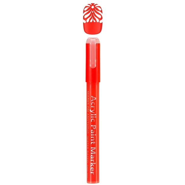 Pisexur Belleza Maquillaje Juego de rotuladores de grafiti para decoración de uñas, secado rápido, para pintar uñas a color, con diseño de flores, 2 mlpara mujeres y hombres