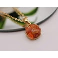 thumbnail image 4 of Carnelian Pendant Necklace Trendy Carnelian Necklace Handmade, 4 of 8