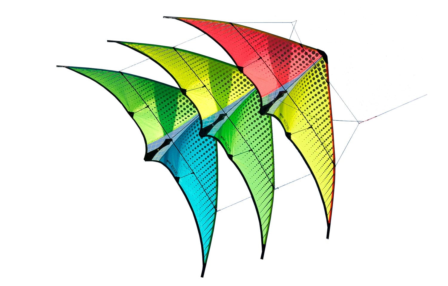 Prism Neutrino Stacker Kite - Orange/yellow