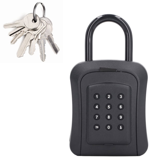 Security Key Lock Box, Zinc Alloy Lockbox For Keys Lock Box For Keys With Code Easy Installation For Indoor Outdoor