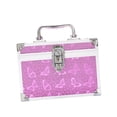 thumbnail image 3 of BELOVING Extra Large Makeup Carrying Case Compartment Multifunction Security Pedicure Tool Box for Women Nail Tech Artist Electricians Pink, 3 of 9