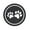 White, variant on Jkung Car Round Water Bottle Silicone Coaster Dog Paw Print Cup Holder Anti-slip Hear-resistant Silicone Cup Mat Car Interior Accessories
