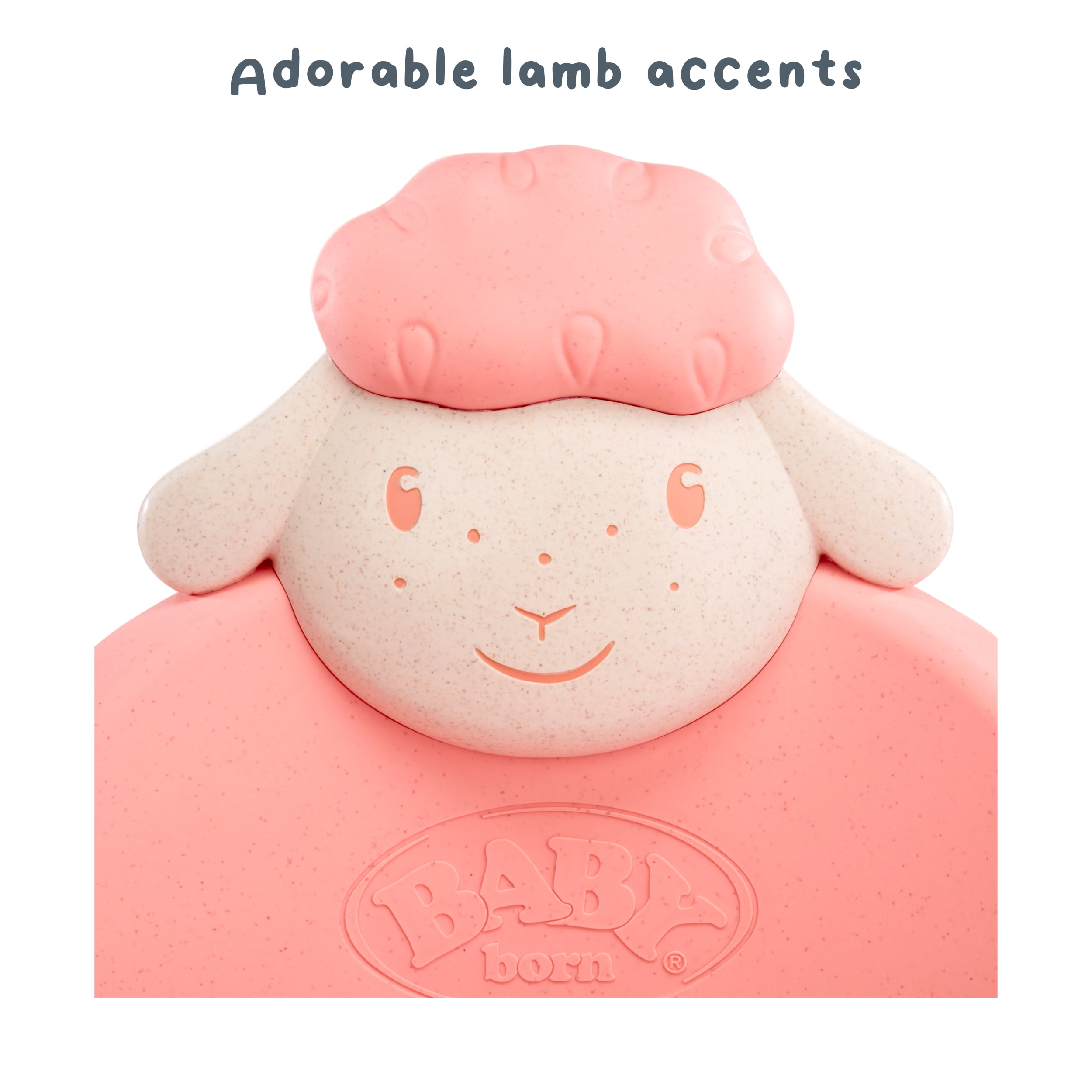 Baby Born Baby Doll Mealtime Table with Food, Sturdy, High-End Design, Fits Dolls to 17", Kids 3 +