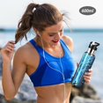 thumbnail image 5 of Yayeee 33oz Insulated Water Bottle Double Wall Stainless Steel with Flip Straw Lid, Blue Tree, 5 of 7