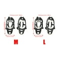 thumbnail image 5 of Footwear Traction for Skiing, 18 Teeth Ice Grip Antislip Shoe Boot Ice Traction, 5 of 8