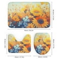 thumbnail image 3 of Sunflower Shower Curtain Sets with Rugs 4 Piece Rustic, 3 of 8