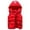 Red, variant on Tisuna Boys Padded Coat Toddler Solid Color Sleeveless Zipper Hooded Thick Warm Autumn Winter Kids Outerwear Black Size 3-4 Years