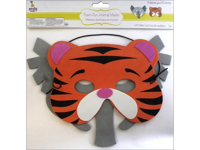 Multicraft Foam-Fun Animal Mask Astd Wild Things - Walmart.com