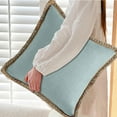 thumbnail image 5 of Linen Pillowcase for Sofa and Bedroom - Elegant Decorative Cover with Comfortable Support, Durable and Easy to Clean for Living Room and Lounge Spaces, 5 of 5