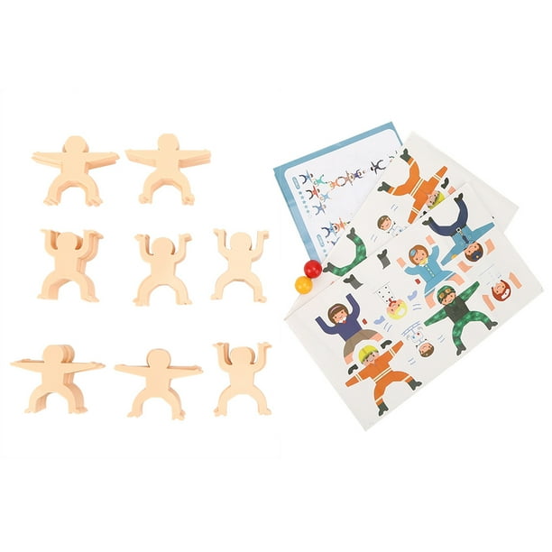 Bloques apilables altos, juguetes educativos de aprendizaje temprano para niños, juguetes de equilibrio, regalo.