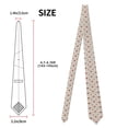 thumbnail image 2 of Fotbe Flat Mushrooms Corbata Clásica para Hombre con Estampado – Corbata de Seda Jacquard Tejida, para Negocios, Bodas y Eventos Formales, 2 of 7
