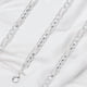 thumbnail image 3 of Cadena de plata 925 Imperial Jewelry 3x1 Figaro 50 cm Calibre 4.1 mm, 3 of 5