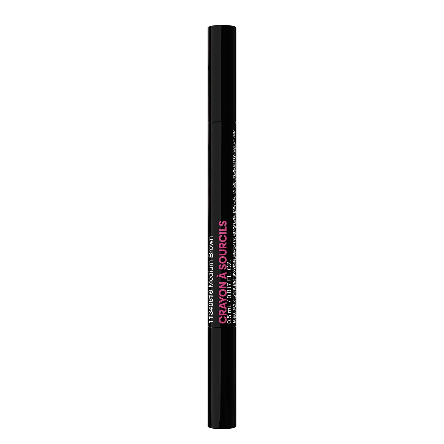Wet n Wild Ultimate Brow Ultra-Fine Medium Brown Pen, 0.017 fl oz