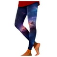 thumbnail image 2 of Stephy Galaxy Costume Women Colorful Leggings Fancy Costume Glitter 3D Printing Costume for Women, Blue, XXL, 2 of 4