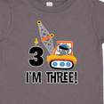 thumbnail image 4 of Inktastic 3rd Birthday Construction Truck Boys Boys Toddler T-Shirt, 4 of 5