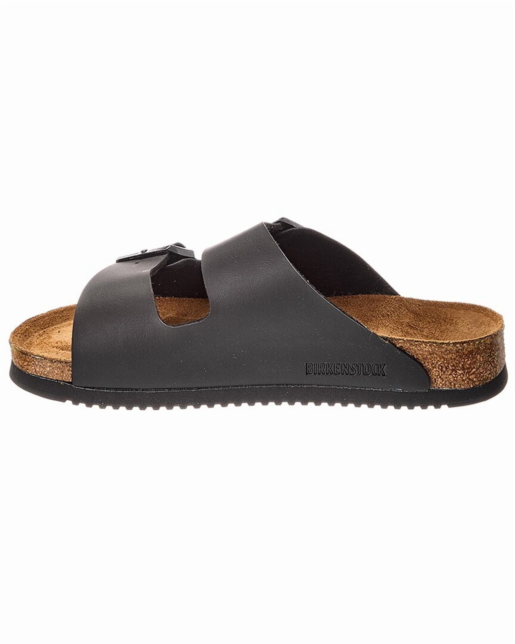 Birkenstock Arizona PROF Birko-Flor Sandal, 37, Black - Walmart.com