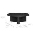 thumbnail image 3 of Beautiful Contempo Round Coffee Table With Black Faux Marble Finish By Drew Barrymore, 3 of 8
