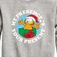 thumbnail image 3 of Garfield - My Presence Is Your Present - Toddler And Youth Crewneck Fleece Sweatshirt, 3 of 5