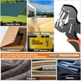 thumbnail image 3 of Preciva Grommet Tool Kit, Interchangeable Double Head Handheld Grommet Eyelet Plier Set for Advertising Poster, Banner, Portable Manual Puncher with 4, 3 of 8
