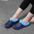 thumbnail image 4 of VerPetridure House Slippers for Women Men Fuzzy Slippers Fluffy Bedroom House Shoes Memory Foam Suede Cozy Plush Breathable Anti-Slip Indoor & Outdoor Winter, 4 of 7