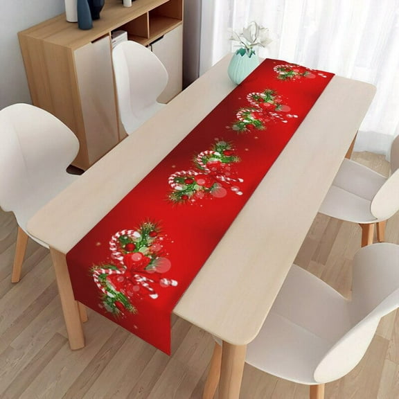 Christmas Linen Table Runners Family Party Wedding Decoration Christmas Home Decoration Navidad Decoracion 2023 Novedades