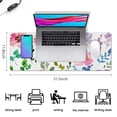 thumbnail image 5 of Delightful Floral Mouse Pad - Extra Large Gaming Mat, Aesthetic Desk Decor for Women - Office Desk Protector, Keyboard & Mouse Mat - 31.5x11.8 Inches, 5 of 7