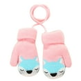 thumbnail image 2 of Toddler Mittens Cartoon Fox Gloves Winter Warm Kids Knit Gloves for Boys and Girls, 2 of 3