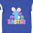 thumbnail image 4 of Inktastic My 1st Easter One with Bunny Ears and Tail Boys or Girls Baby Bodysuit, 4 of 5
