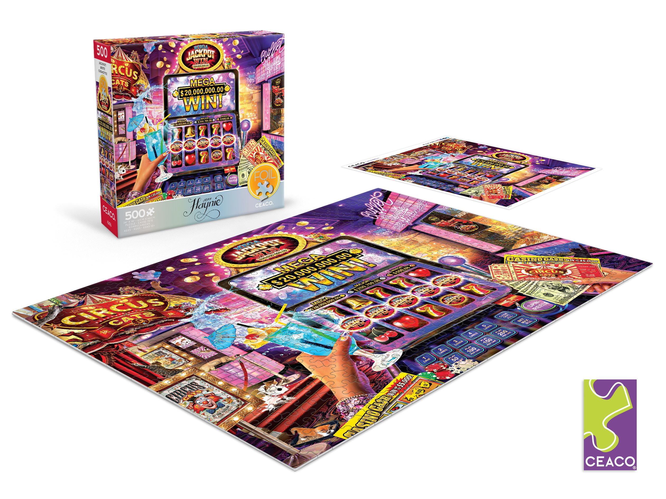 Ceaco 500 Piece Jackpot! (Jeff Haynie) Interlocking Jigsaw Puzzle