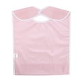 thumbnail image 3 of Fugacal Babero para Adultos, Babero para Adultos Mayores Protector de Ropa Impermeable para Comedor con Correa Ajustable para Personas Mayores de Edad Avanzada Hombres Mujeres Comida Uso(Rosa Naranja) Fugacal No se aplica, 3 of 6