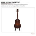 thumbnail image 4 of BRIGHTFUFU 1 juego de mini guitarra decorativa, modelo de guitarra de madera, guitarra en miniatura, decoración en miniatura, 4 of 8